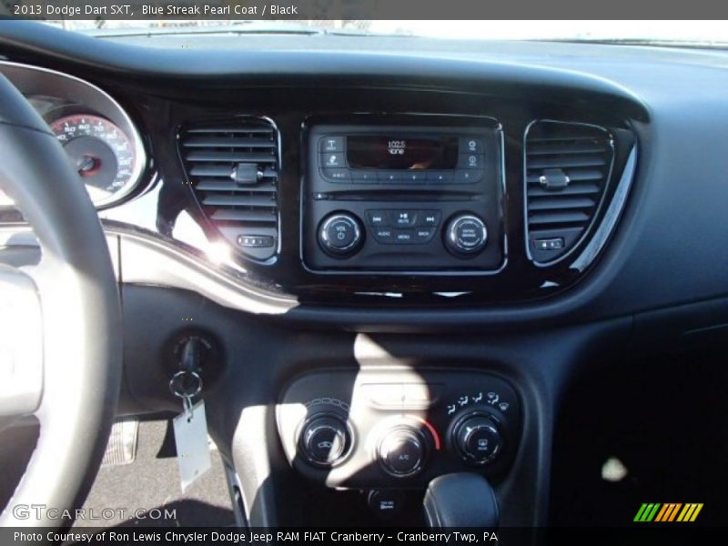 Blue Streak Pearl Coat / Black 2013 Dodge Dart SXT