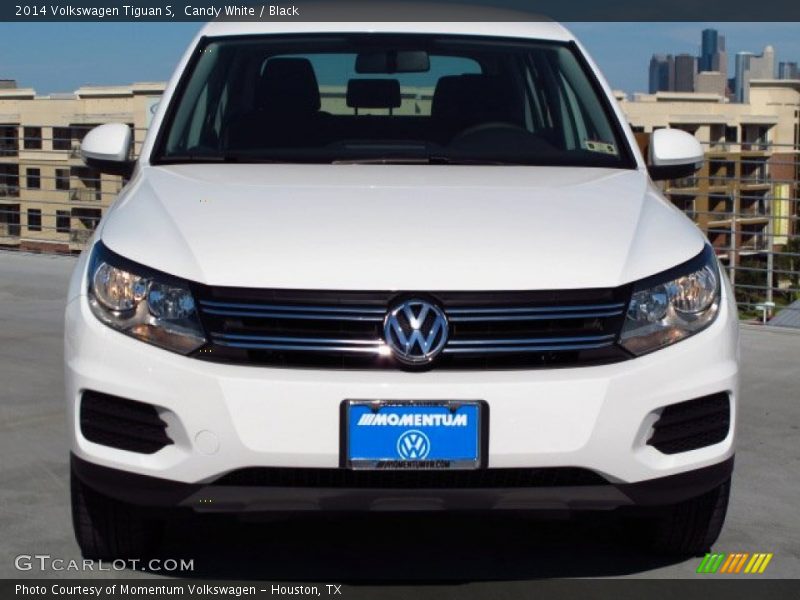Candy White / Black 2014 Volkswagen Tiguan S