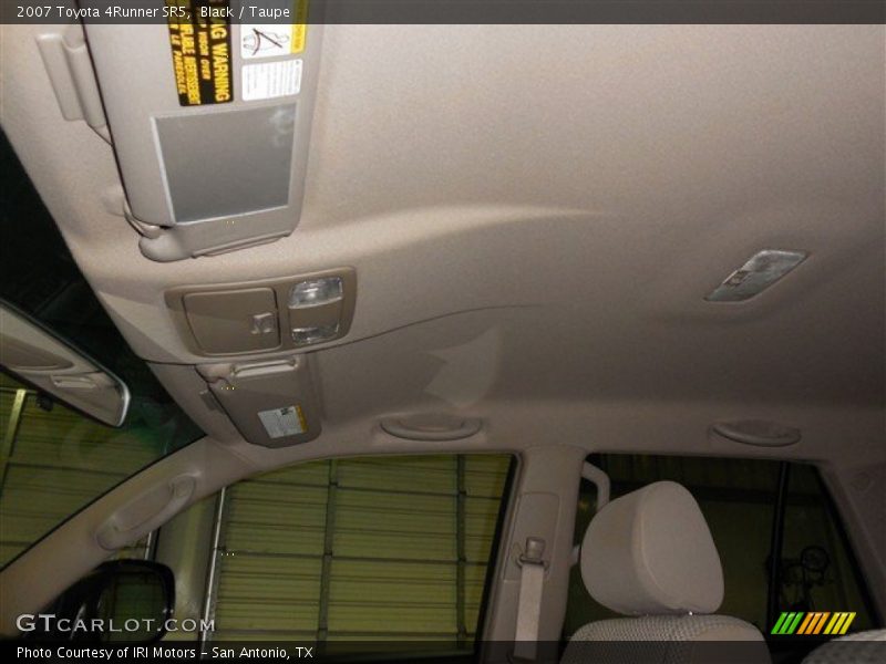 Black / Taupe 2007 Toyota 4Runner SR5