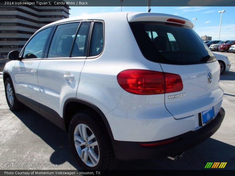 Candy White / Black 2014 Volkswagen Tiguan S