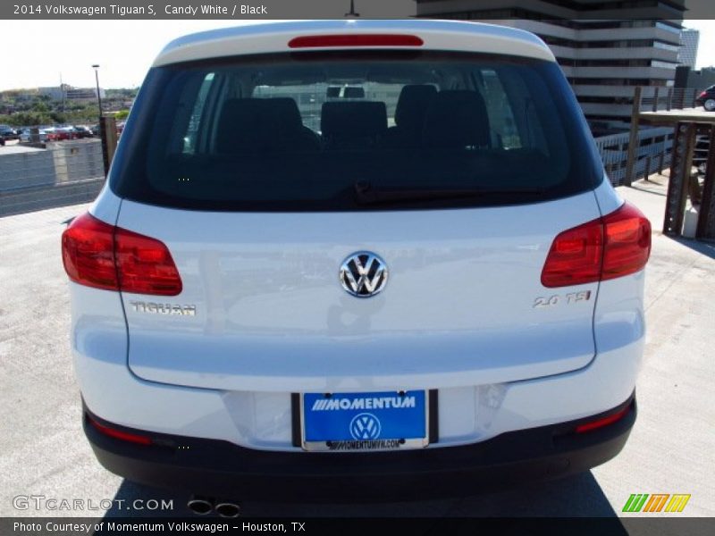 Candy White / Black 2014 Volkswagen Tiguan S