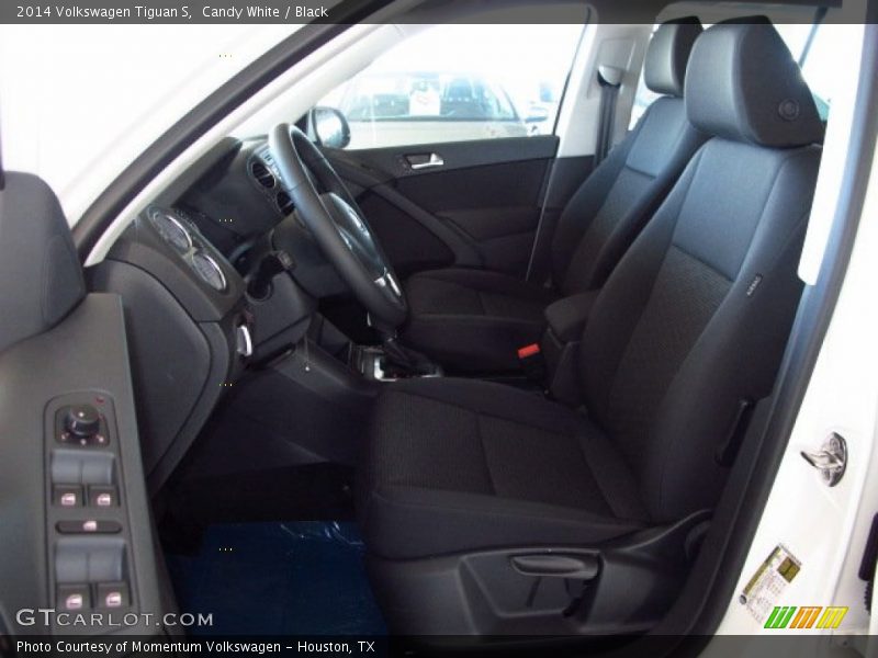 Candy White / Black 2014 Volkswagen Tiguan S