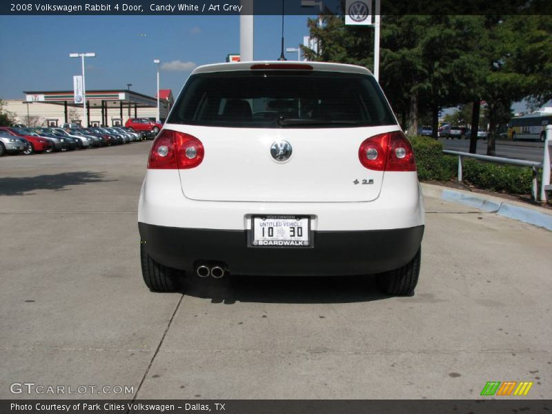 Candy White / Art Grey 2008 Volkswagen Rabbit 4 Door