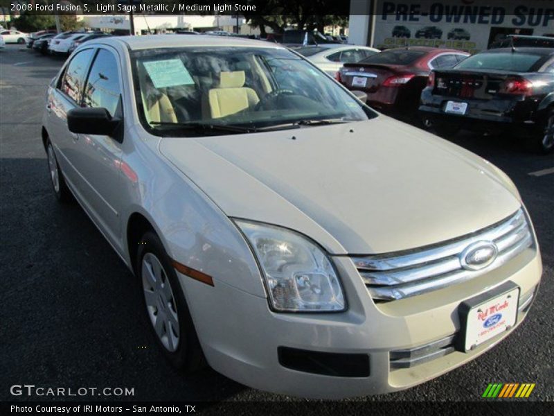 Light Sage Metallic / Medium Light Stone 2008 Ford Fusion S