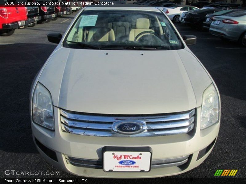 Light Sage Metallic / Medium Light Stone 2008 Ford Fusion S