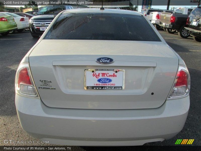 Light Sage Metallic / Medium Light Stone 2008 Ford Fusion S