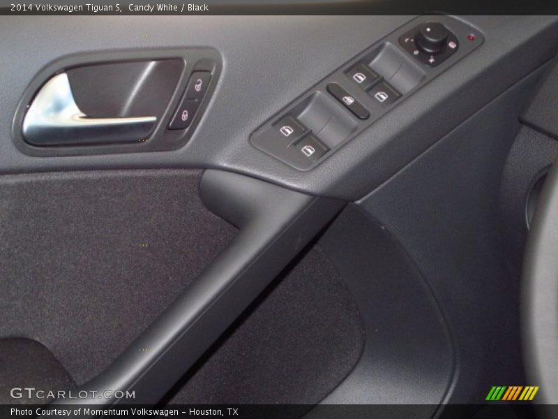 Candy White / Black 2014 Volkswagen Tiguan S