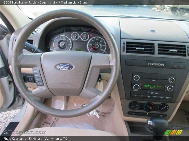 Light Sage Metallic / Medium Light Stone 2008 Ford Fusion S