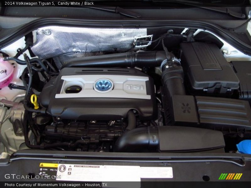 Candy White / Black 2014 Volkswagen Tiguan S
