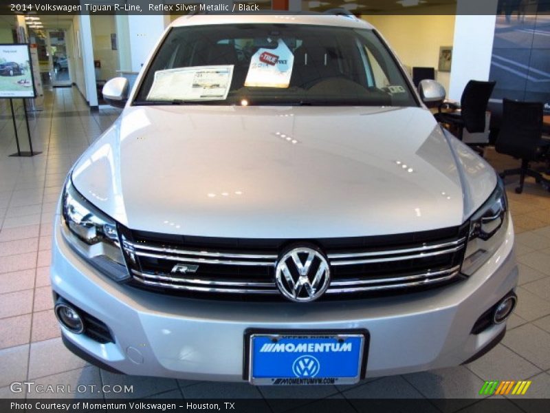 Reflex Silver Metallic / Black 2014 Volkswagen Tiguan R-Line