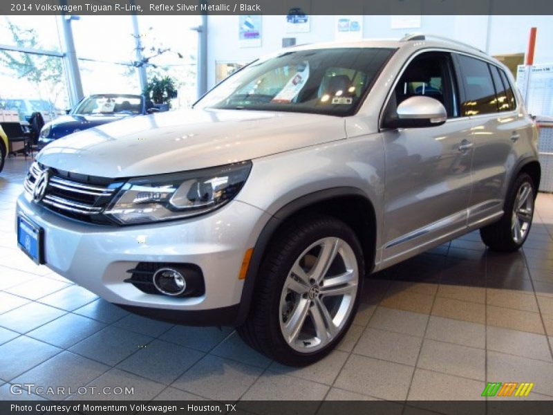 Reflex Silver Metallic / Black 2014 Volkswagen Tiguan R-Line
