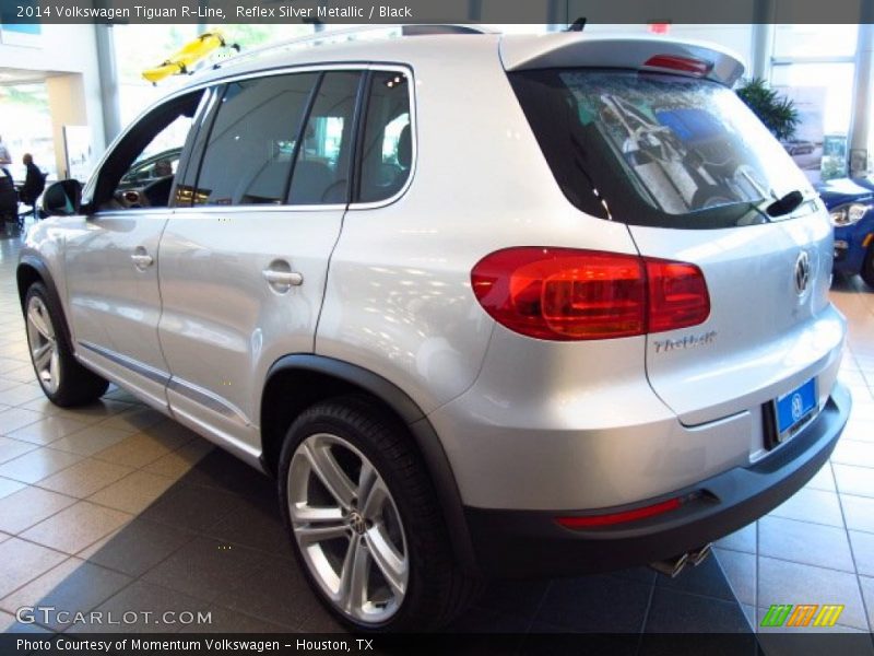 Reflex Silver Metallic / Black 2014 Volkswagen Tiguan R-Line