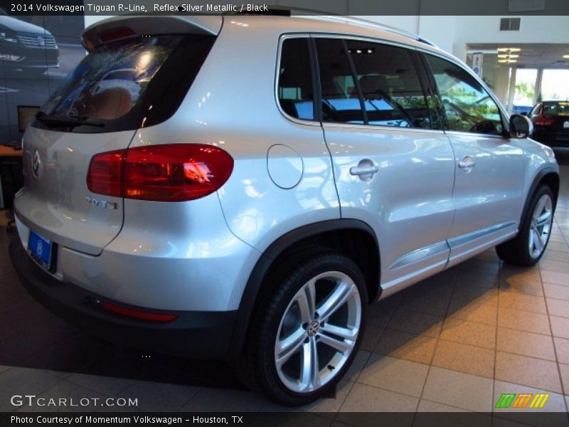 Reflex Silver Metallic / Black 2014 Volkswagen Tiguan R-Line