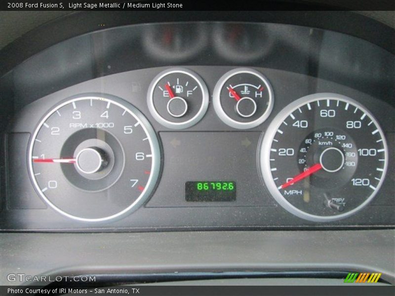 Light Sage Metallic / Medium Light Stone 2008 Ford Fusion S