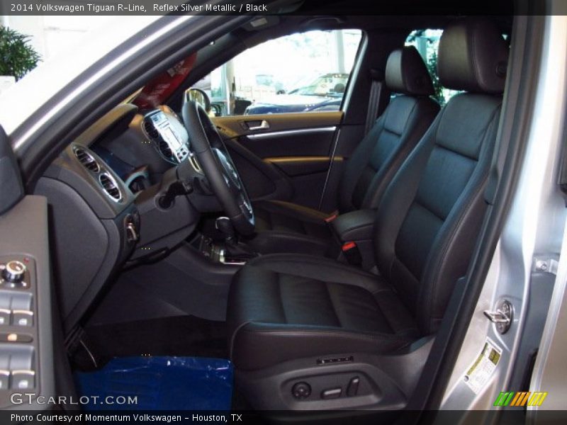 Reflex Silver Metallic / Black 2014 Volkswagen Tiguan R-Line