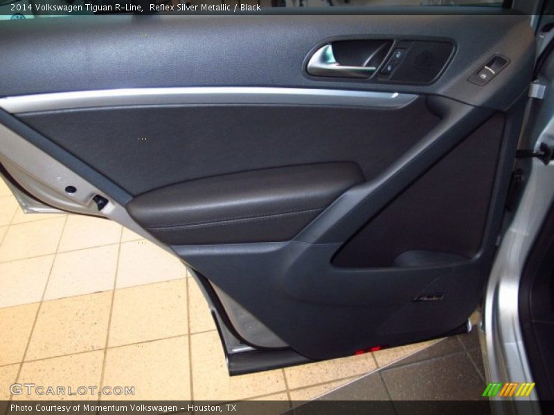 Reflex Silver Metallic / Black 2014 Volkswagen Tiguan R-Line