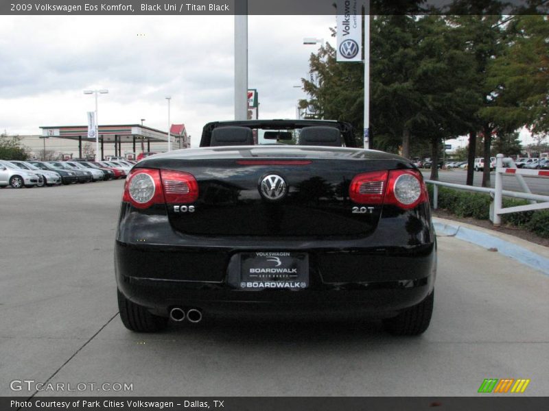 Black Uni / Titan Black 2009 Volkswagen Eos Komfort