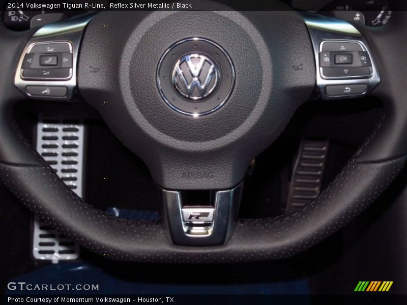 Reflex Silver Metallic / Black 2014 Volkswagen Tiguan R-Line