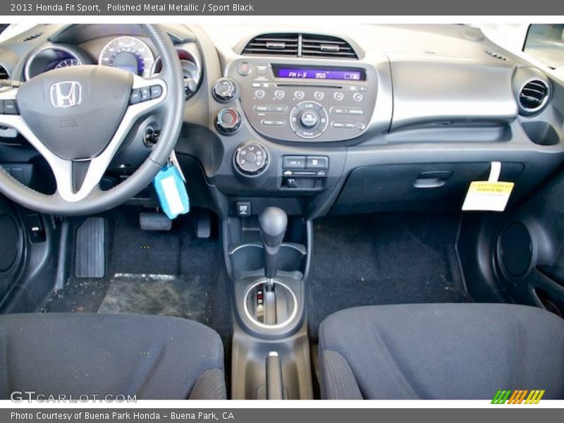 Polished Metal Metallic / Sport Black 2013 Honda Fit Sport