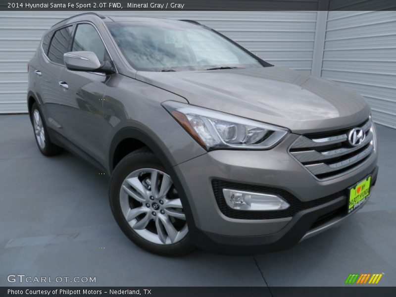 Mineral Gray / Gray 2014 Hyundai Santa Fe Sport 2.0T FWD