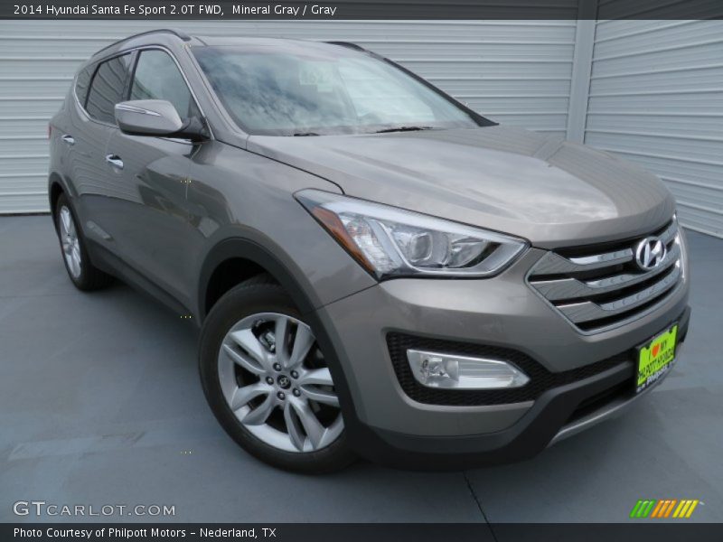 Mineral Gray / Gray 2014 Hyundai Santa Fe Sport 2.0T FWD