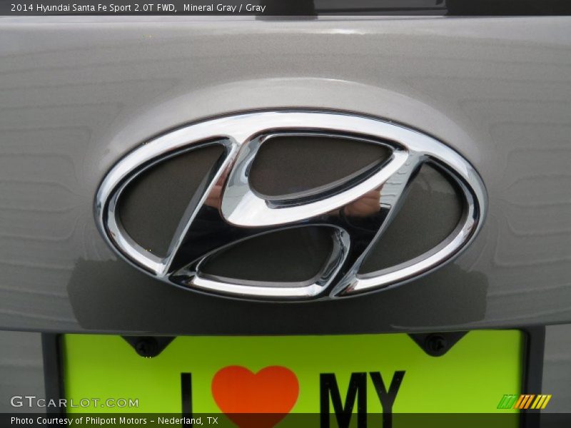 Mineral Gray / Gray 2014 Hyundai Santa Fe Sport 2.0T FWD