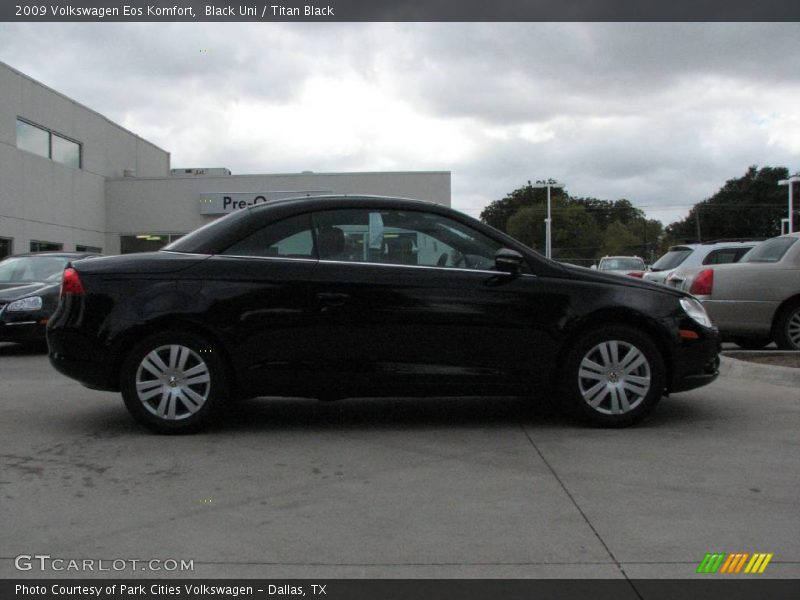 Black Uni / Titan Black 2009 Volkswagen Eos Komfort