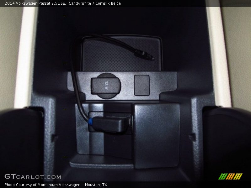 Candy White / Cornsilk Beige 2014 Volkswagen Passat 2.5L SE