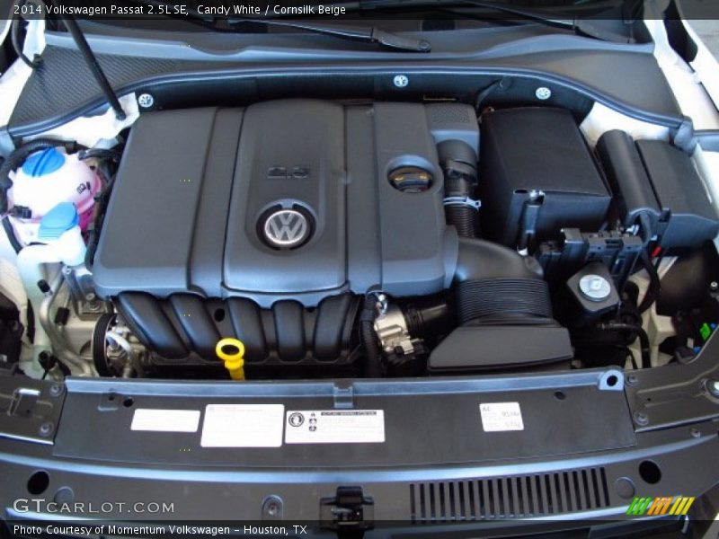 Candy White / Cornsilk Beige 2014 Volkswagen Passat 2.5L SE