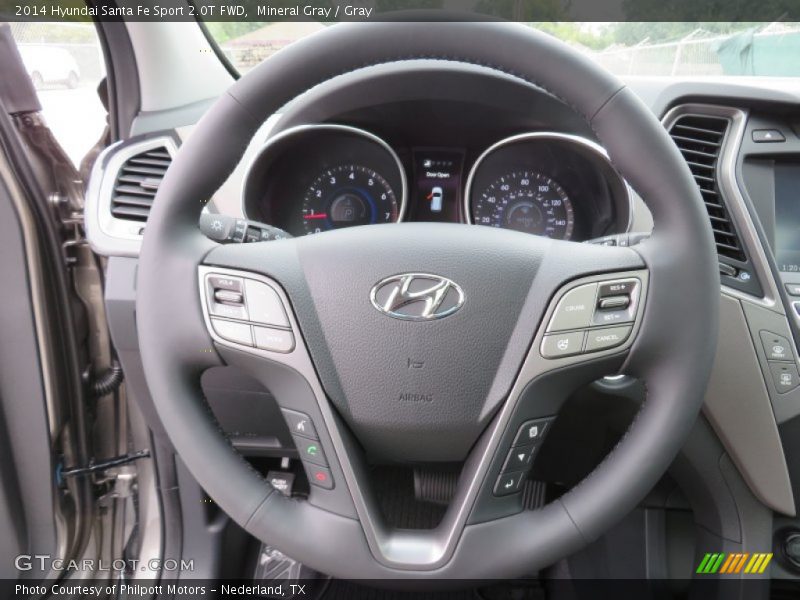 Mineral Gray / Gray 2014 Hyundai Santa Fe Sport 2.0T FWD