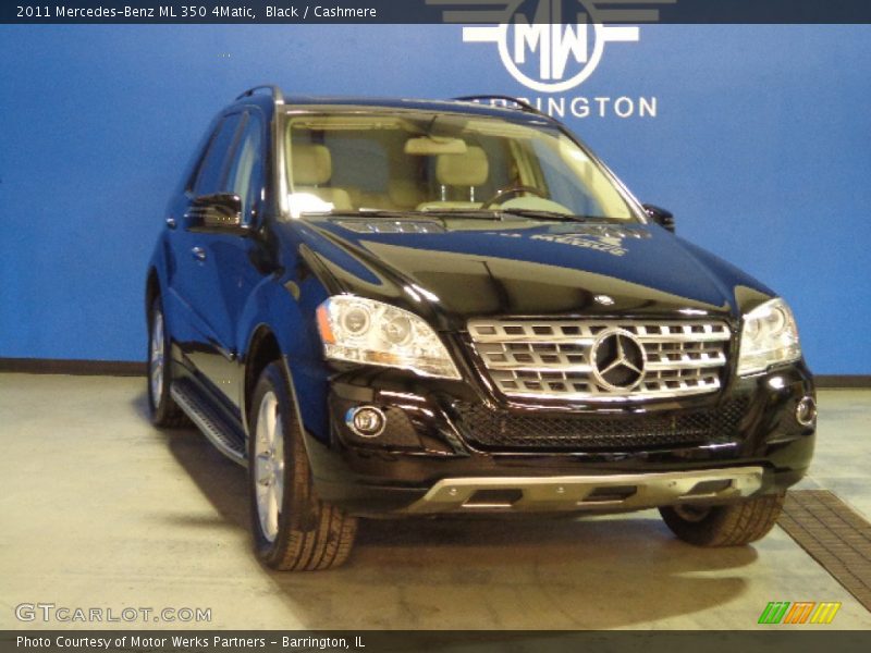 Black / Cashmere 2011 Mercedes-Benz ML 350 4Matic
