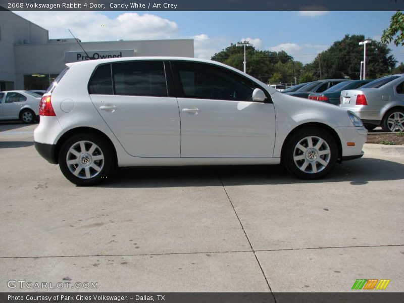 Candy White / Art Grey 2008 Volkswagen Rabbit 4 Door