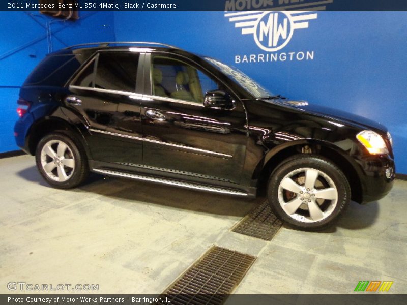 Black / Cashmere 2011 Mercedes-Benz ML 350 4Matic