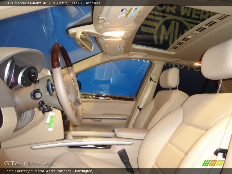 Black / Cashmere 2011 Mercedes-Benz ML 350 4Matic