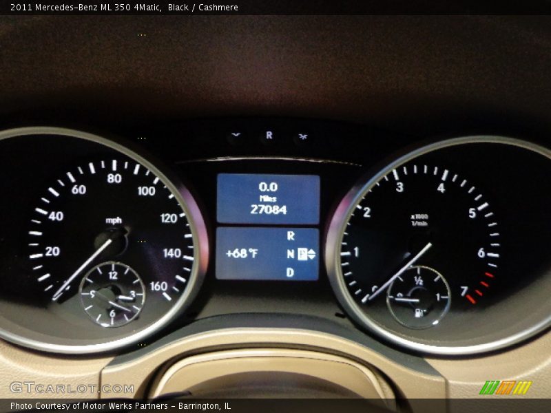 Black / Cashmere 2011 Mercedes-Benz ML 350 4Matic
