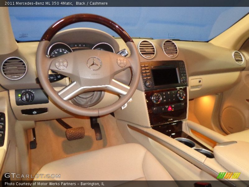 Black / Cashmere 2011 Mercedes-Benz ML 350 4Matic