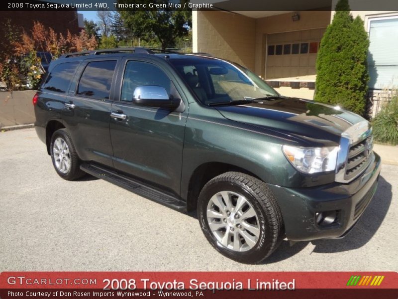 Timberland Green Mica / Graphite 2008 Toyota Sequoia Limited 4WD