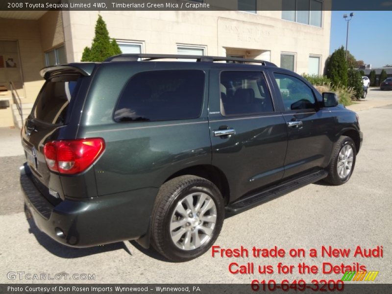 Timberland Green Mica / Graphite 2008 Toyota Sequoia Limited 4WD