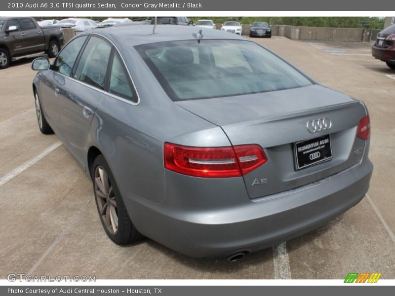 Condor Gray Metallic / Black 2010 Audi A6 3.0 TFSI quattro Sedan