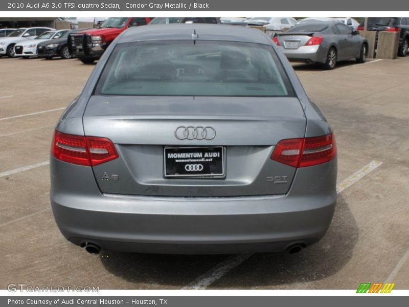 Condor Gray Metallic / Black 2010 Audi A6 3.0 TFSI quattro Sedan