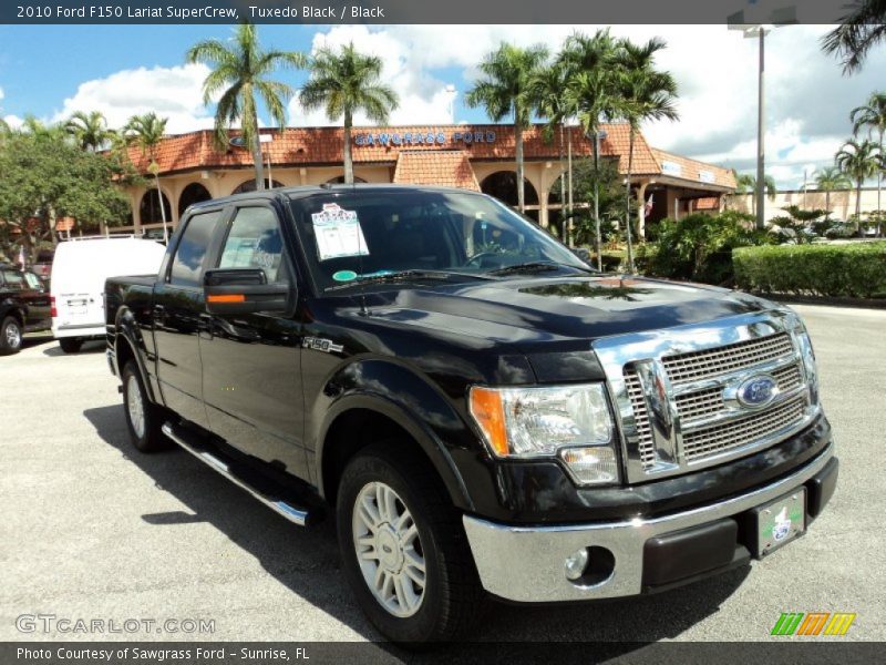 Tuxedo Black / Black 2010 Ford F150 Lariat SuperCrew