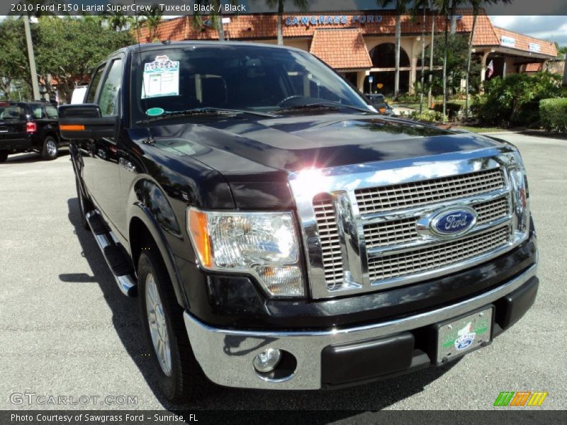 Tuxedo Black / Black 2010 Ford F150 Lariat SuperCrew