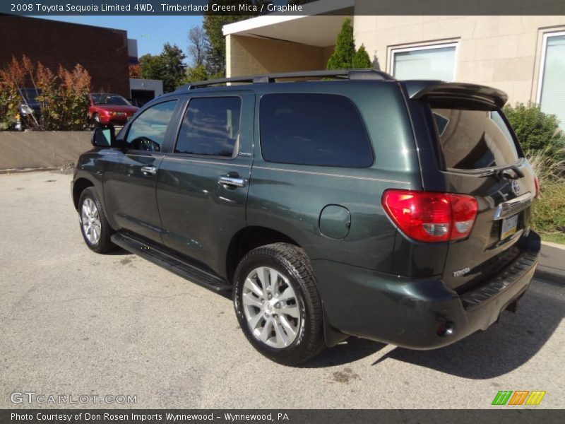 Timberland Green Mica / Graphite 2008 Toyota Sequoia Limited 4WD