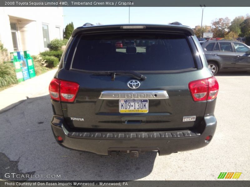 Timberland Green Mica / Graphite 2008 Toyota Sequoia Limited 4WD