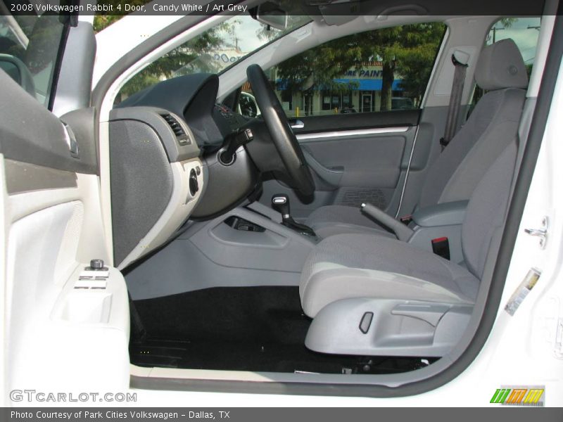 Candy White / Art Grey 2008 Volkswagen Rabbit 4 Door