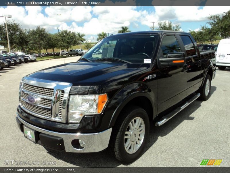 Tuxedo Black / Black 2010 Ford F150 Lariat SuperCrew