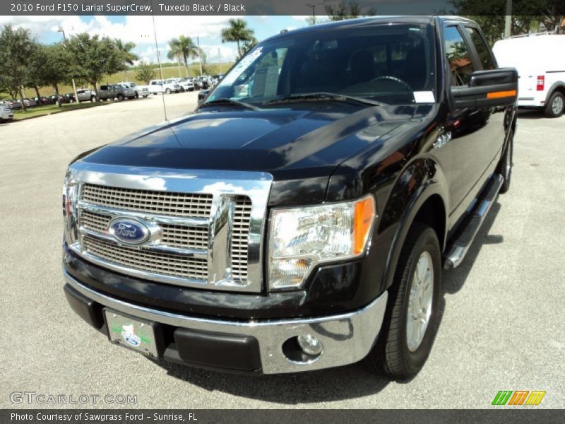 Tuxedo Black / Black 2010 Ford F150 Lariat SuperCrew
