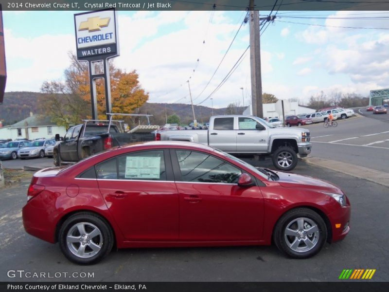 Crystal Red Tintcoat / Jet Black 2014 Chevrolet Cruze LT