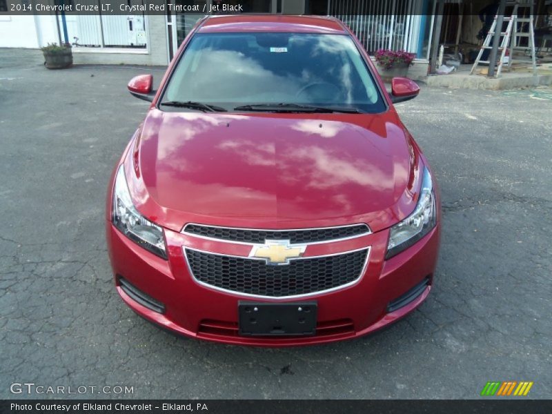 Crystal Red Tintcoat / Jet Black 2014 Chevrolet Cruze LT