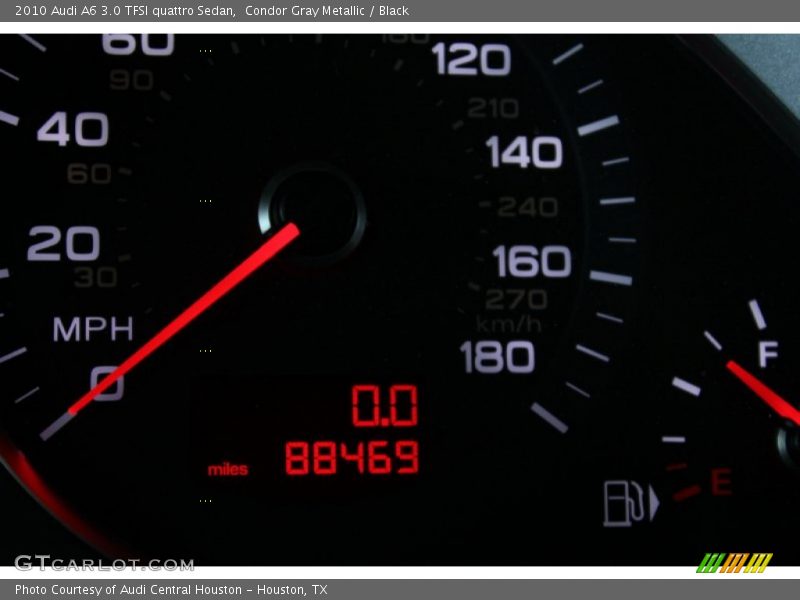 Condor Gray Metallic / Black 2010 Audi A6 3.0 TFSI quattro Sedan
